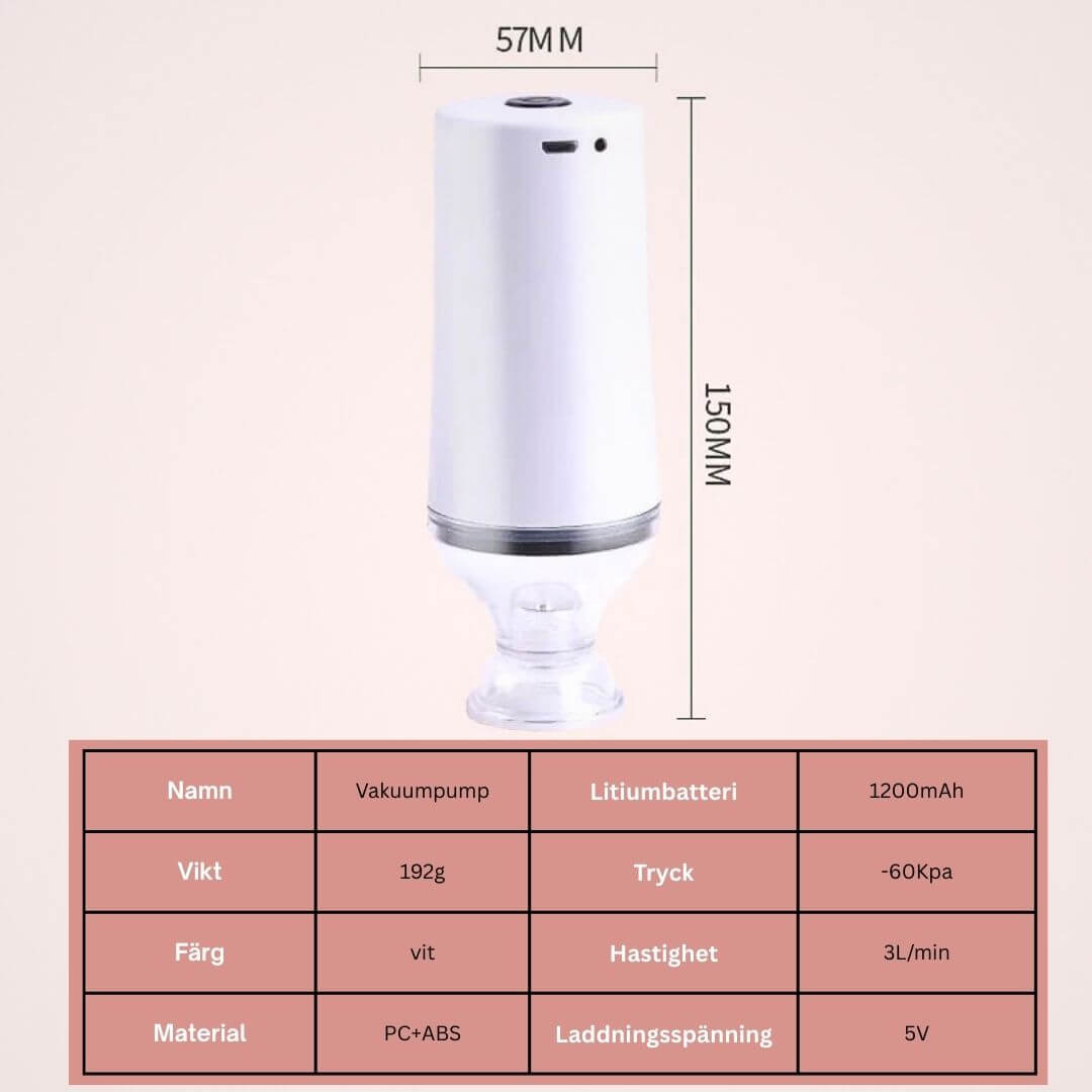 FreshSeal – Vakuumförpackningsset för Längre Hållbarhet på Maten-Vacuum Sealers-BB-Hemnix
