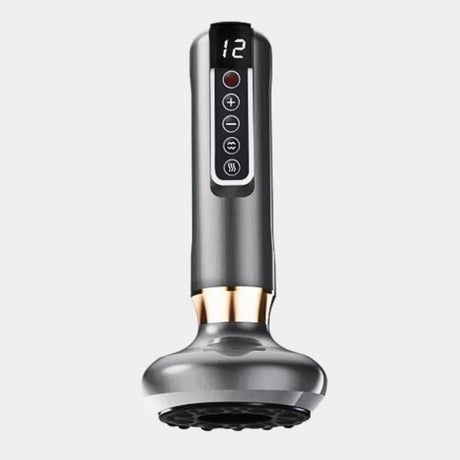 GlowCup – Cellulite Remover och Hudåtstramning med Rödljus och Koppningsterapi-Electric Massagers-BB-Grå-12 Nivåer-Hemnix