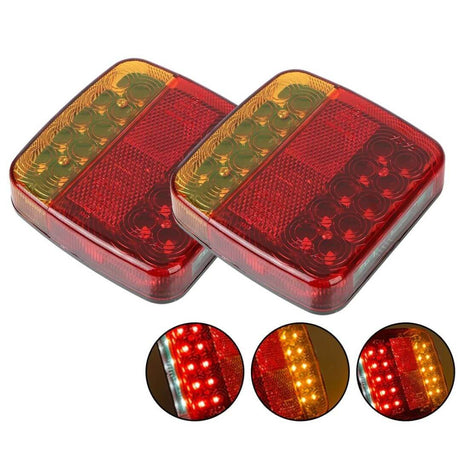 TrailMagnet – Magnetiska Sladdlösa LED Bakljus för Släp, Husvagn & Lastbil | Trådlöst Bromsljus med 5 Funktioner-Tail Lights-BB-Hemnix