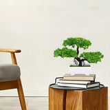 Yuriko Mini Konstgjord Bonsai Träd Skrivbord Dekor Carvallo