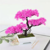Yuriko Mini Konstgjord Bonsai Träd Skrivbord Dekor Carvallo
