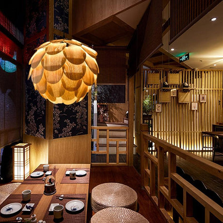 Rustikalt Ananasformat Hänglampa Carvallo