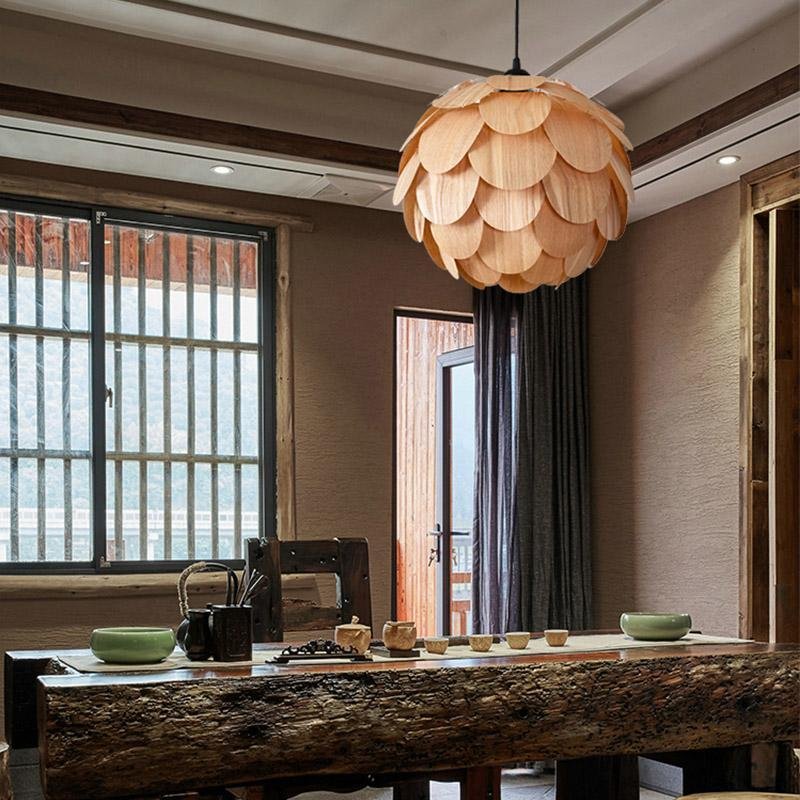 Rustikalt Ananasformat Hänglampa Carvallo