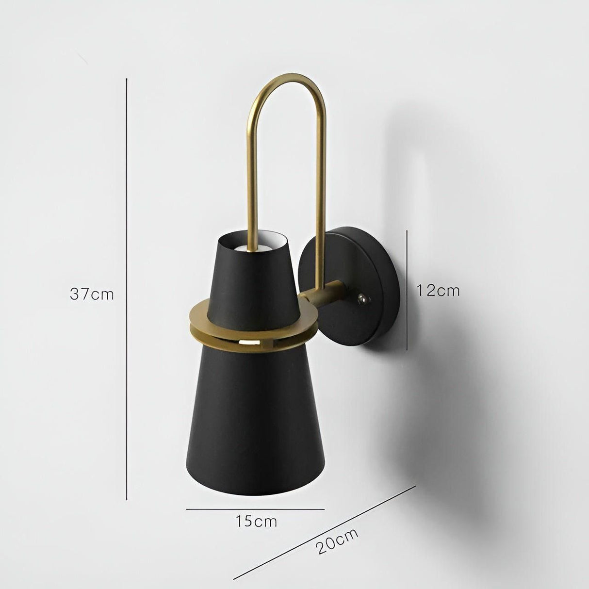 LuxeHorn Glow - Macaron Designer Vägglampa med Modern Horn Elegans Carvallo