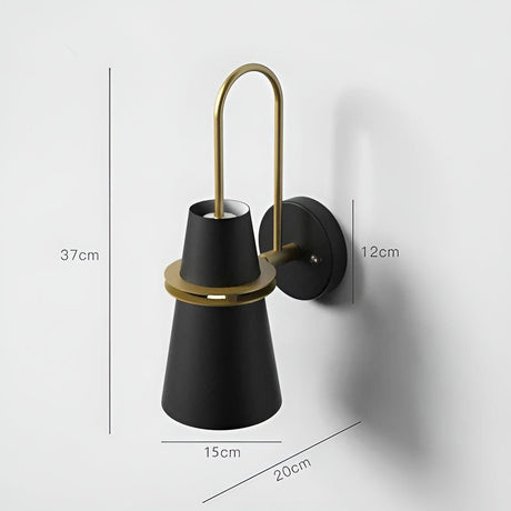 LuxeHorn Glow - Macaron Designer Vägglampa med Modern Horn Elegans Carvallo