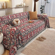 Zarela Boho Chenille Sofasläp Cover Carvallo