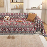 Zarela Boho Chenille Sofasläp Cover Carvallo