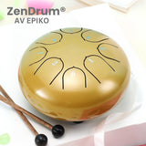 ZenDrum® 8-noters ståltungtrumma-Hemnix-Guld-Hemnix