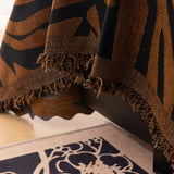 Zentara Chenille Zebra Geometrisk Soffaöverdrag Carvallo