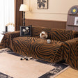 Zentara Chenille Zebra Geometrisk Soffaöverdrag Carvallo