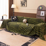 Zentara Chenille Zebra Geometrisk Soffaöverdrag Carvallo