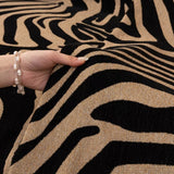 Zentara Chenille Zebra Geometrisk Soffaöverdrag Carvallo