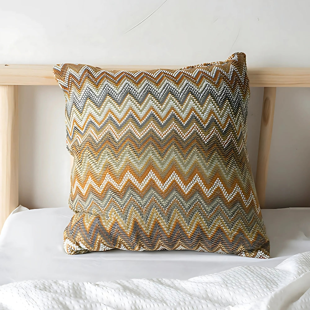 Zigzag Stick Boho Kuddöverdrag Carvallo