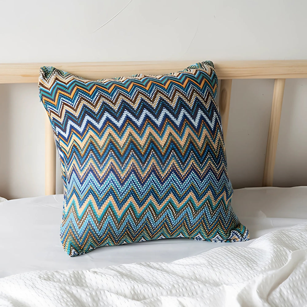 Zigzag Stick Boho Kuddöverdrag Carvallo