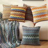 Zigzag Stick Boho Kuddöverdrag Carvallo