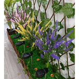 Luminous Bloom - Solär LED Trädgårdsblomsterlampor för utomhusdekoration, vattentåliga, energieffektiva lavendel design Carvallo