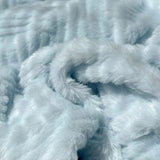 Seraphina Mjuk Jacquard Kanin Plysch Filt Carvallo