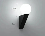 LuminoTone - Modern Duo-Tone Vägglampa med Mjölkglas Carvallo