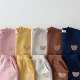 Cozy Cubs - Unisex-Babybjörnar Passande Set för Spädbarn - Tvådelat Set - Tröja och Byxor Carvallo