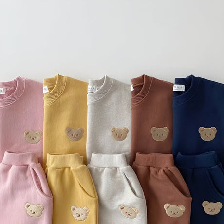 Cozy Cubs - Unisex-Babybjörnar Passande Set för Spädbarn - Tvådelat Set - Tröja och Byxor Carvallo