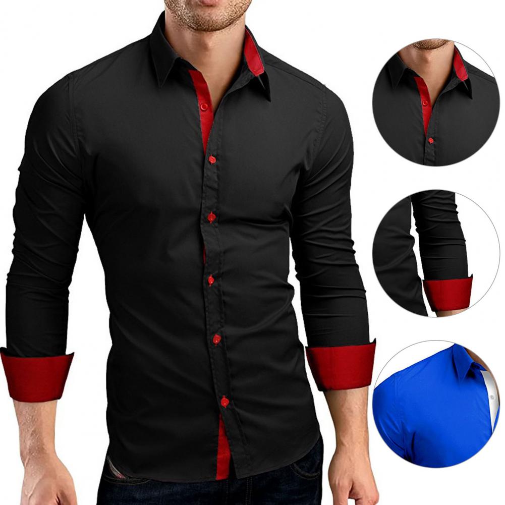 Män Slim Fit långa ärmar-Clothes for Men-Hemnix-Hemnix