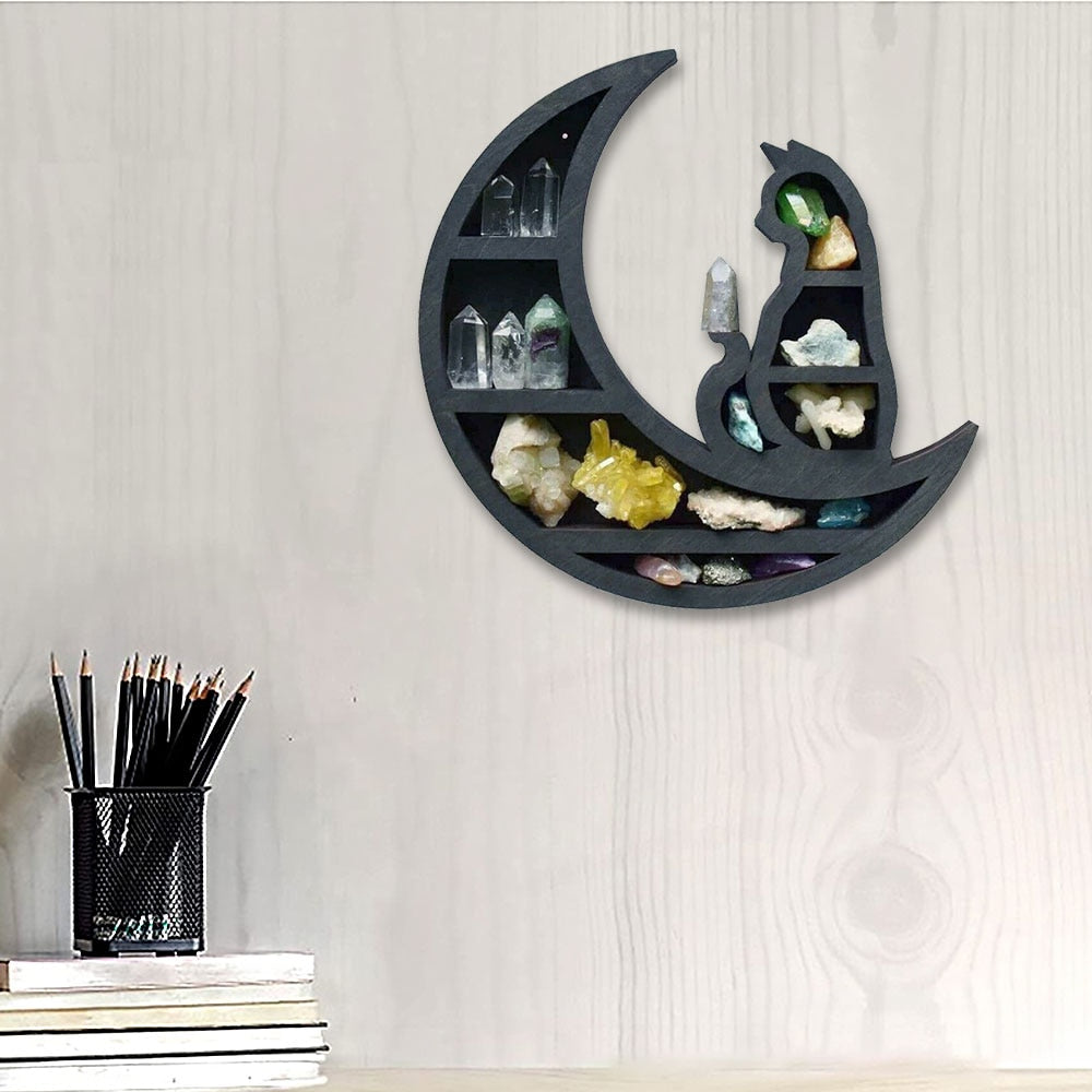 Trä katt hylla Bellasverige