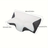 Minnesskum Cervikale Kudde - 2-i-1 Ergonomisk Konturkudde För Sido-, Rygg- och Magliggare Carvallo