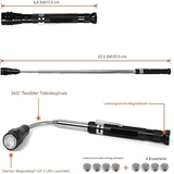 Flexibelt Utdragbart Magnetverktygslys Carvallo