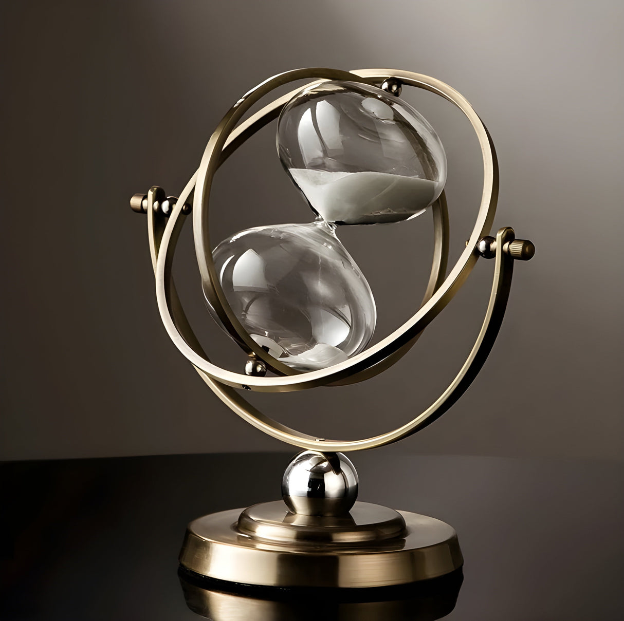 SereniTime - Elegant sanduhr med lugnande sandflöde och stil Carvallo