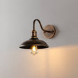 Väderbeständig utomhusbowl-lampa med rustik mässingsfinish Carvallo