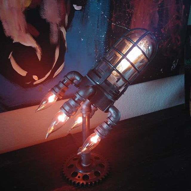 Carvallo - unik steampunk-lampa för äventyrlig belysning Carvallo