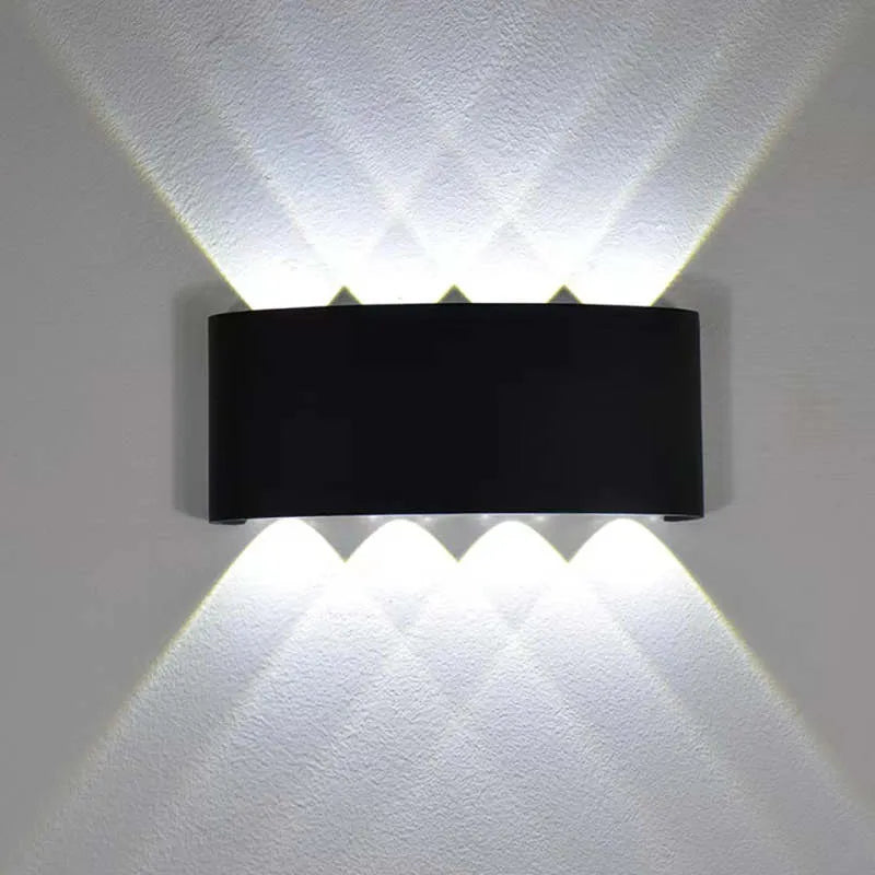 Vägglampa Modern Vit LED Vattentålig Lampa Carvallo