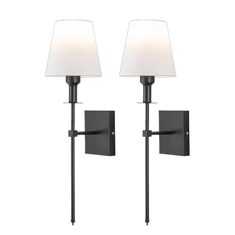 Vägglampa Uppladdningsbar Modern Tyg Sconse Carvallo