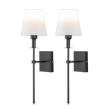 Vägglampa Uppladdningsbar Modern Tyg Sconse Carvallo