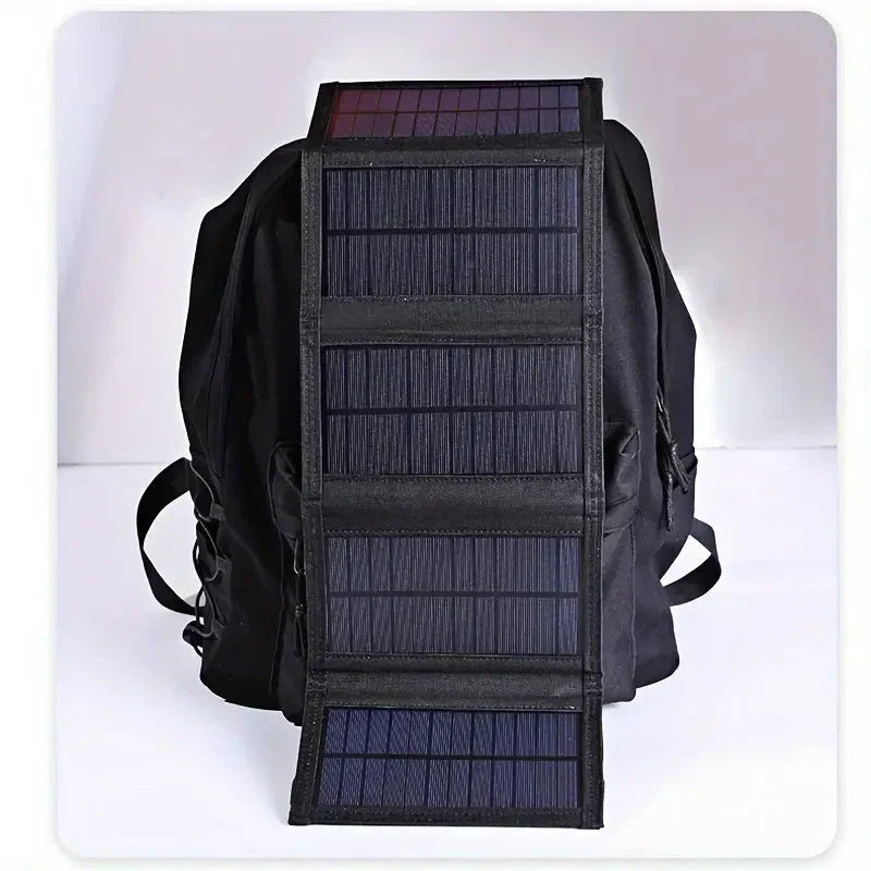 UltraSlim Solar Charger Pro – Hopfällbar powerbank för camping och nödbatterier MILA Sverige