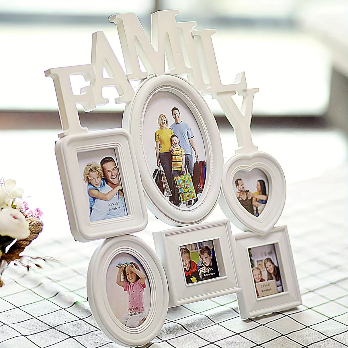 Väggkonst Familjefotoframeset Collage Carvallo