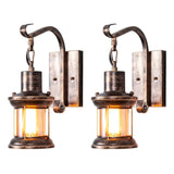 Vägglampa med vintage glaslampa-design Carvallo