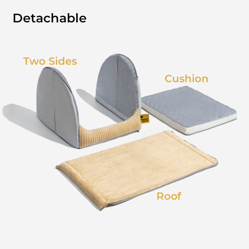 Rymlig & Bekväm Hundsäng Fleece Plysch Hållbar Design Carvallo