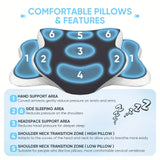 Ergonomisk minnesk foam nackkudde - För optimal komfort och stöd under natten Carvallo