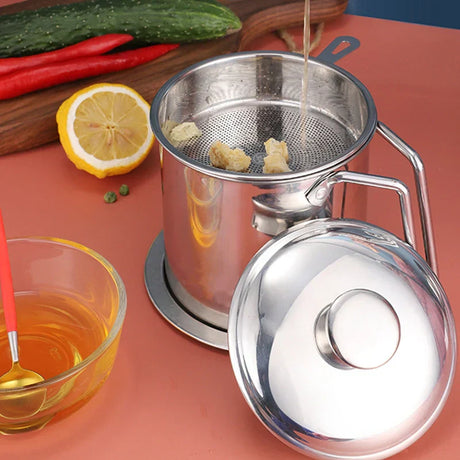 PurePour Oljesil – Enkelt och säkert filtrering av olja för hälsosammare matlagning Carvallo