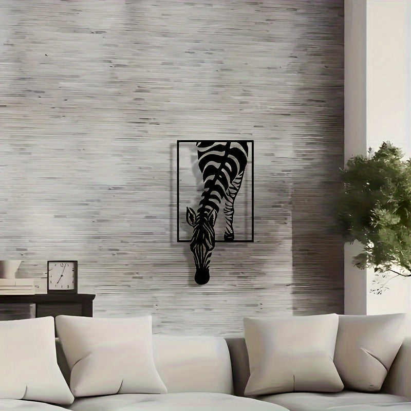 Zebra Silhouette Väggdekoration - Stilfull Elegans för Ditt Utrymme Carvallo