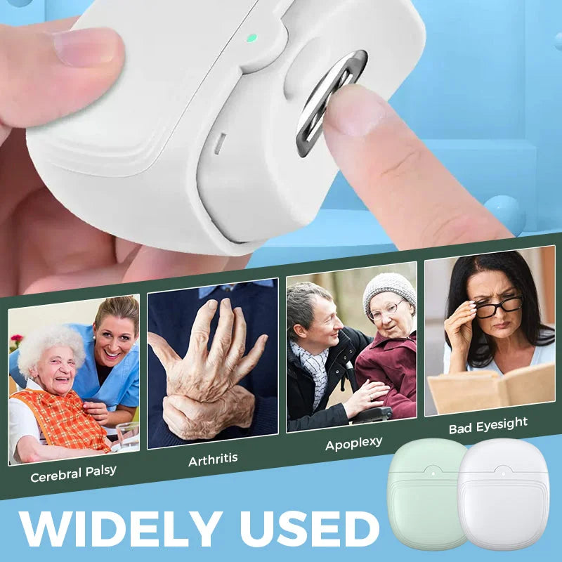 Elektrisk nagelklippare, automatisk nagelpolering trimning manicure Carvallo