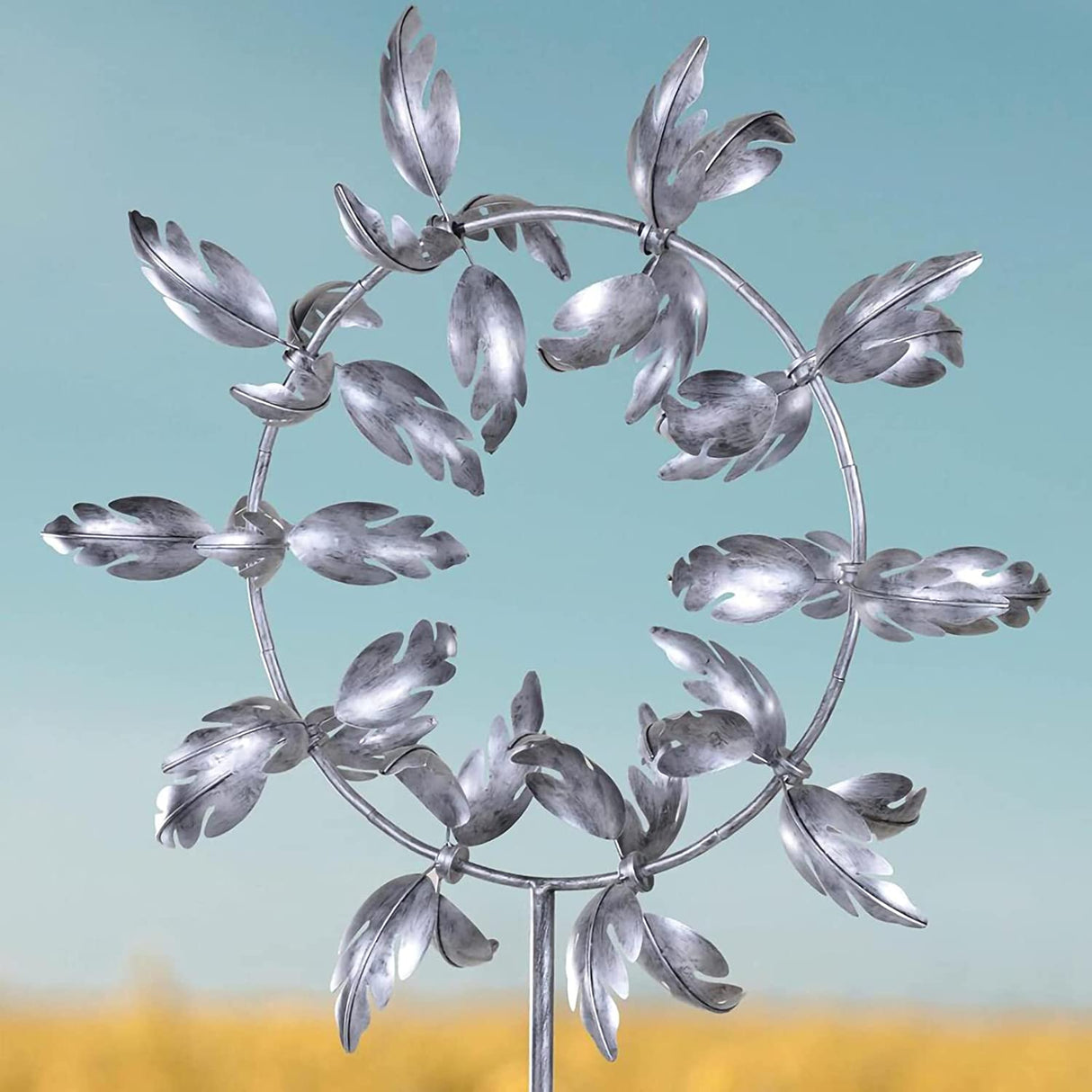 AeroSpin 3D Kinetic Garden Wind Spinner – Fängslande metallskulptur för trädgården MILA Sverige