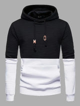Hoodie Herr Våffelmönster Modern Design Mjuk Tygblandning-Herrhoodies-Bellasverige-Hemnix