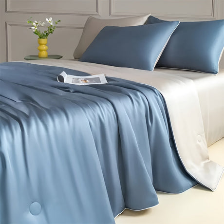 Kylig sommarfilt – Mjuk, hudvänlig och bekväm | För varma sommarnätter Carvallo