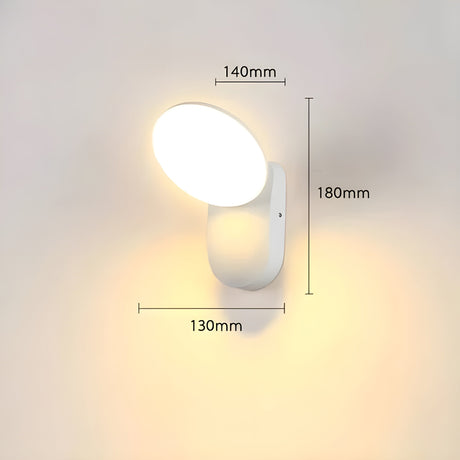 RadiantBeam Ljus - Vattentät Rörelsesensor LED Vägglampa Carvallo