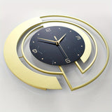 LuxuryTime - Modern Metallväggklocka, 18 tum Carvallo