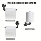 Industriell Toalettpapperhållare - För ett Stilrent Badrum Carvallo