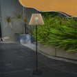 Carvallo - Solcellsdriven utomhus LED-golvlampa med varmt och mysigt ljus Carvallo