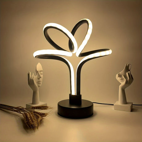 LumiNordic - Modern Nordiskt Inspirerad USB LED Bordslampa Carvallo